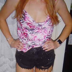 Super cool silk tank!
